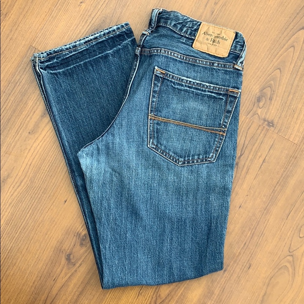 A & F Slim Straight Jeans